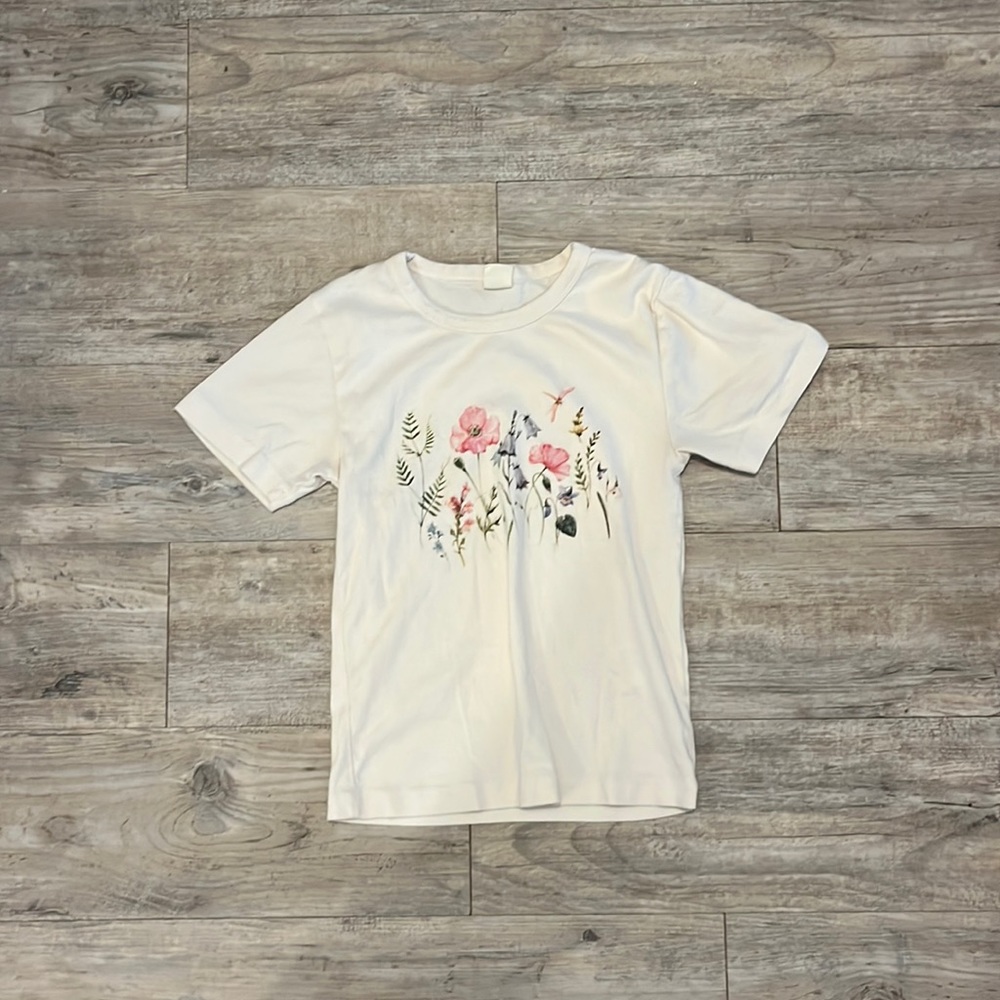 Urban Outfitters floral baby tee